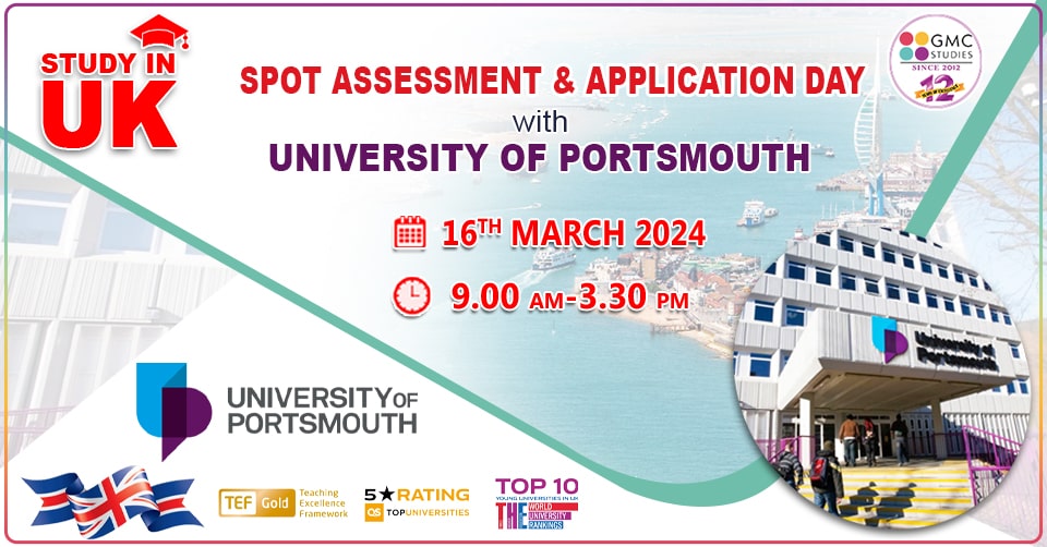 Spot Assessment Day with University of Portsmouth